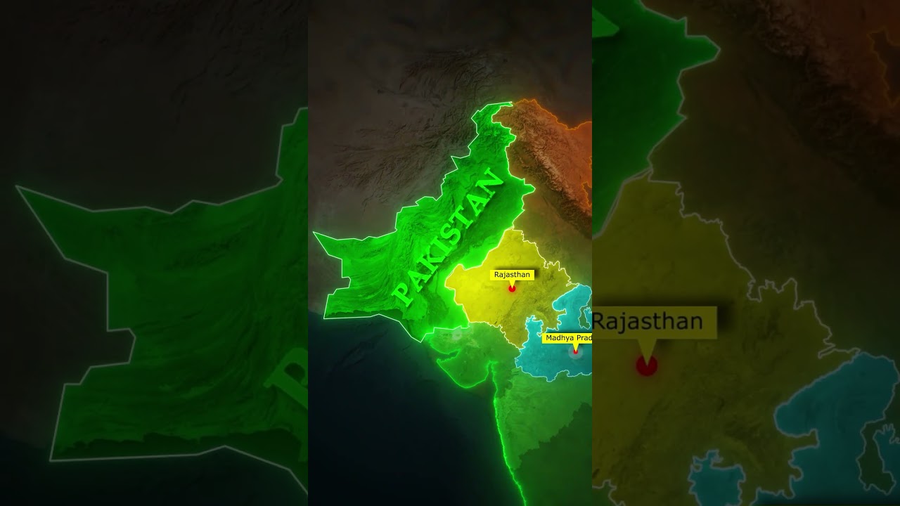 Штаты Индии против Пакистана 🇮🇳🇵🇰 | Кто больше и сильнее?