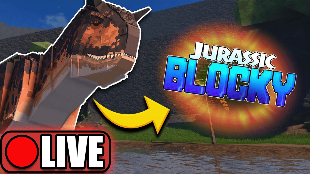 🔴LIVE | Jurassic Blocky Battle Royale!