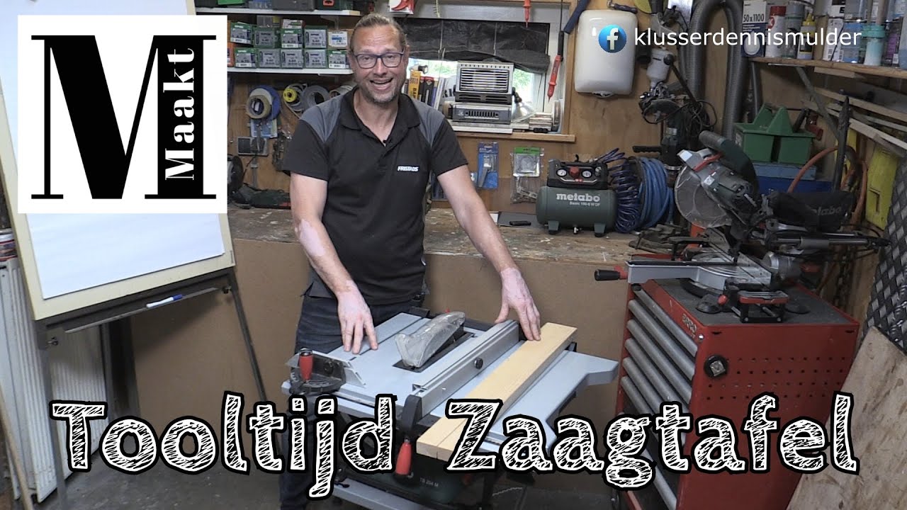 Tooltijd #zaagtafel part 1 (#klusserdennismulder #DHZ #DennisMulder #KlusTips)
