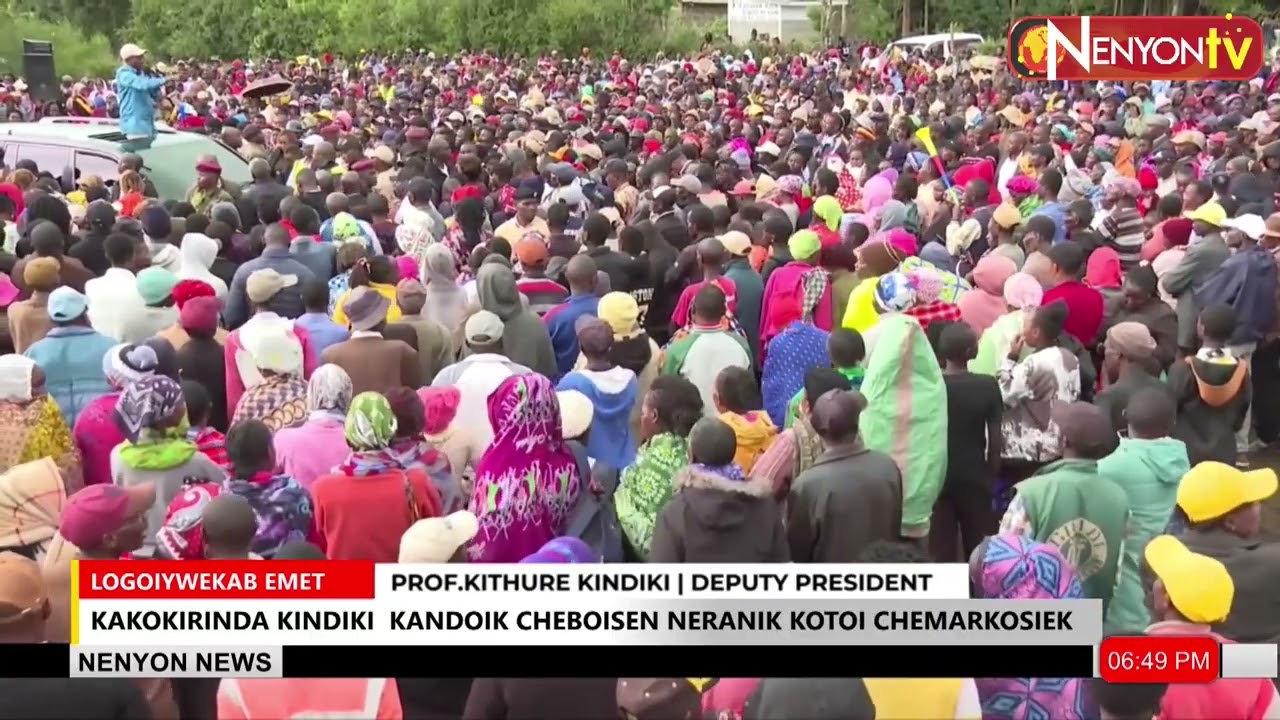 DP KINDIKI WARNS POLITICIANS AGAINST INCITING YOUTH, PROMISES PERFORMANCE-BASED LEADERSHIP