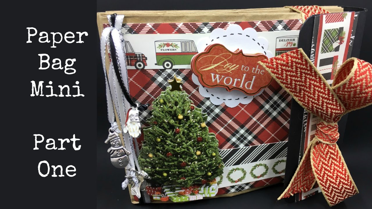 Paper Bag Mini Album Tutorial Part 1 of 3
