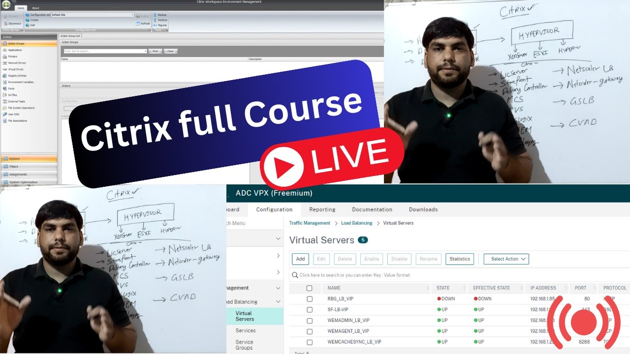 Citrix full course I Citrix Training Live Stream