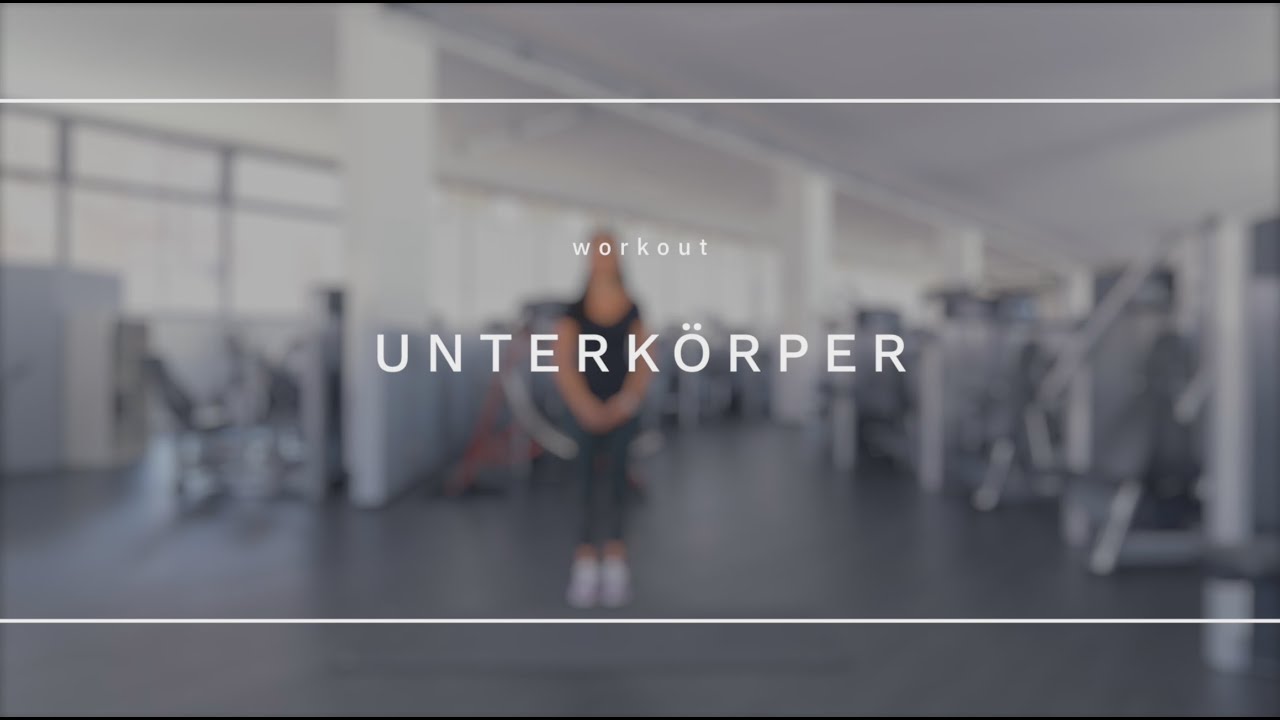 Unterkörper Training - SANAMED ONLINE - Fitness für Zuhause