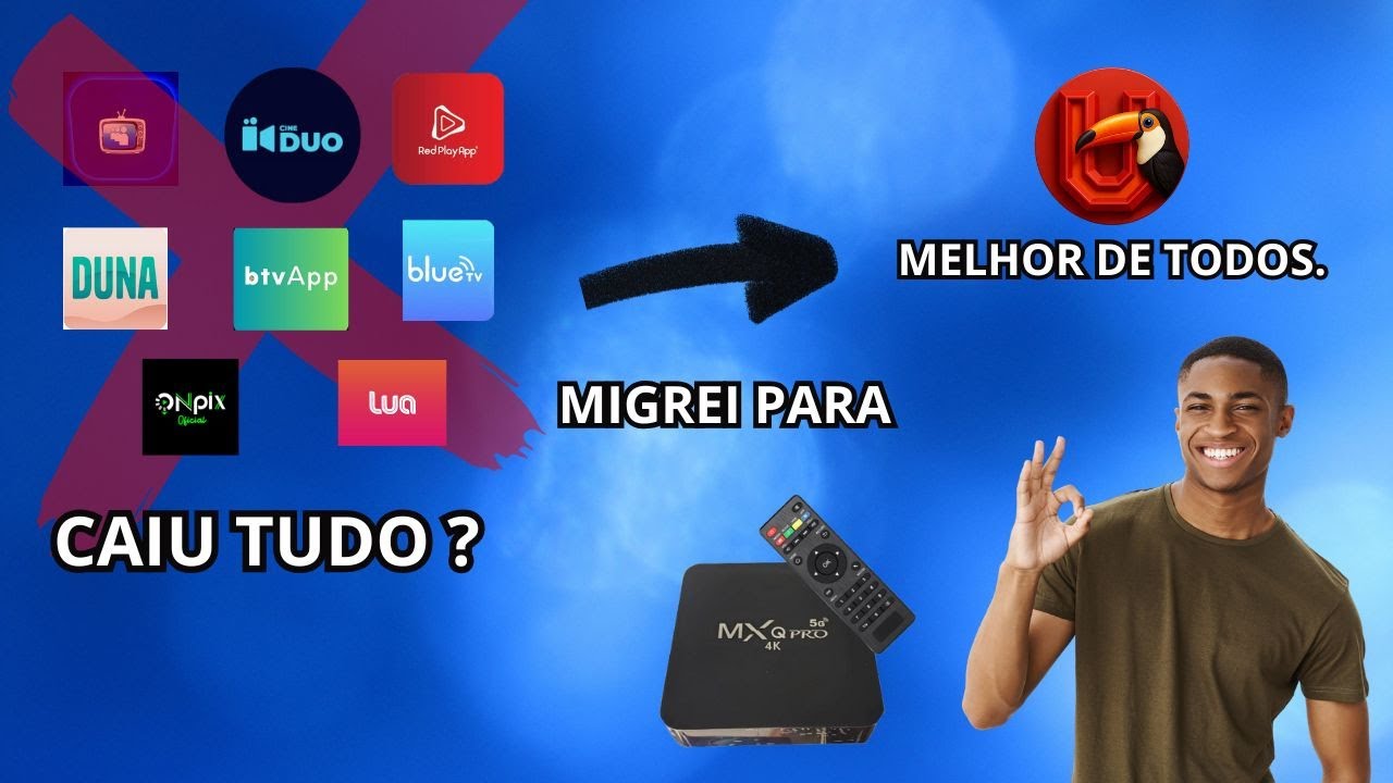 &ldquo;Bluetv, RedPlay, OnPix, BTV App e Lua TV FORA DO AIR! AGORA S&Oacute; FUNCIONA ASSIM (NTDOWN)&rdquo;