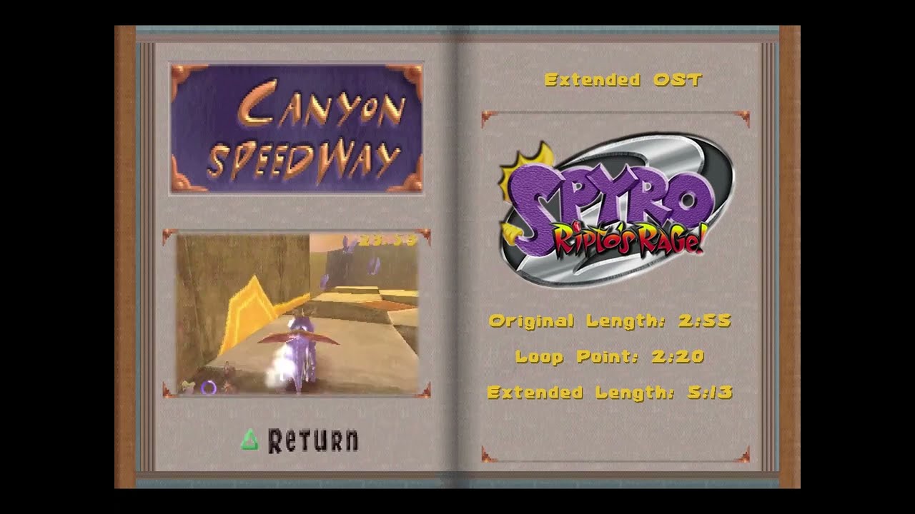 Spyro 2: Extended OST - Canyon Speedway