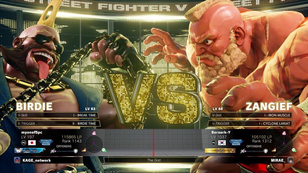SFV Champion Edition 🔥 myonsf5 (Birdie) Vs Berserk (Zangief) 🔥Online Match's 04-18-2023