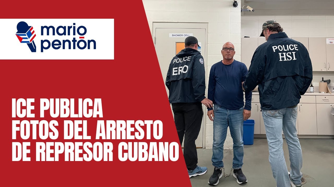 Publican las primeras imágenes de un teniente coronel cubano detenido por ICE en Florida