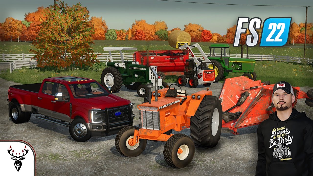 ALLIS CHALMERS JOINS THE FARM!!! (FS22 Hay Farm Series)