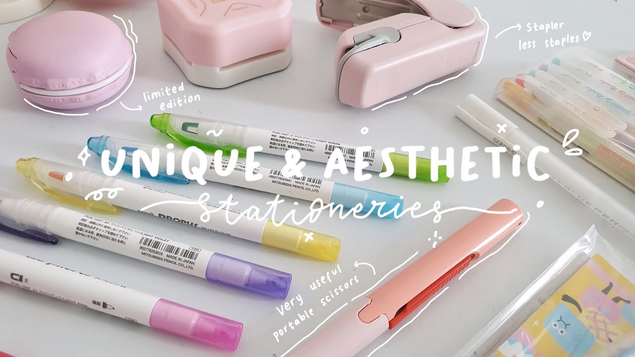Rekomendasi Stationery Unik & Aesthetic 😆