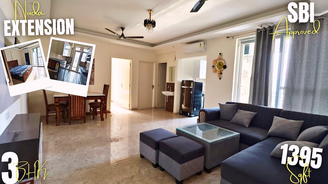 Aastha green's मैं Road facing fully furnished 1395 sqft 3 BHk flats with sun facing