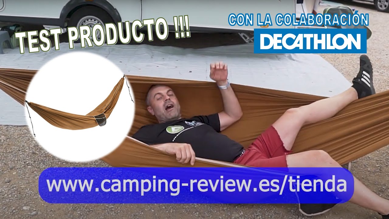 TEST producto Decathlon Hamaca 2 personas max 220 kg Camping Serra de Prades