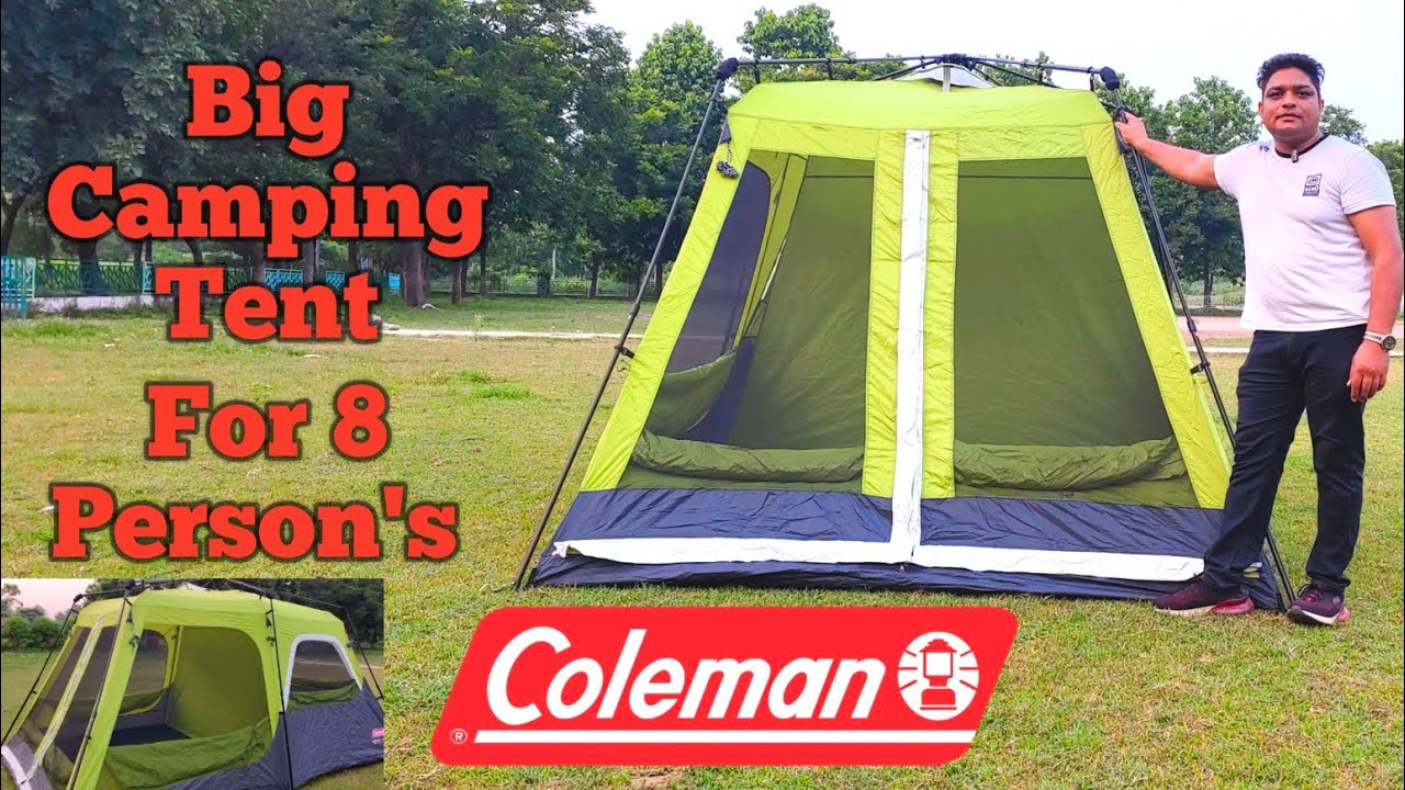 Coleman tent  8 Person Fast Pitching tent unboxing | Car Camping Tent | Family Tent #unboxing