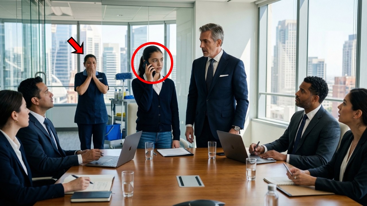 FILHA DA FAXINEIRA ATENDE LIGAÇÃO DA FRANÇA… E SALVA O MAIOR CONTRATO DO CEO BILIONÁRIO