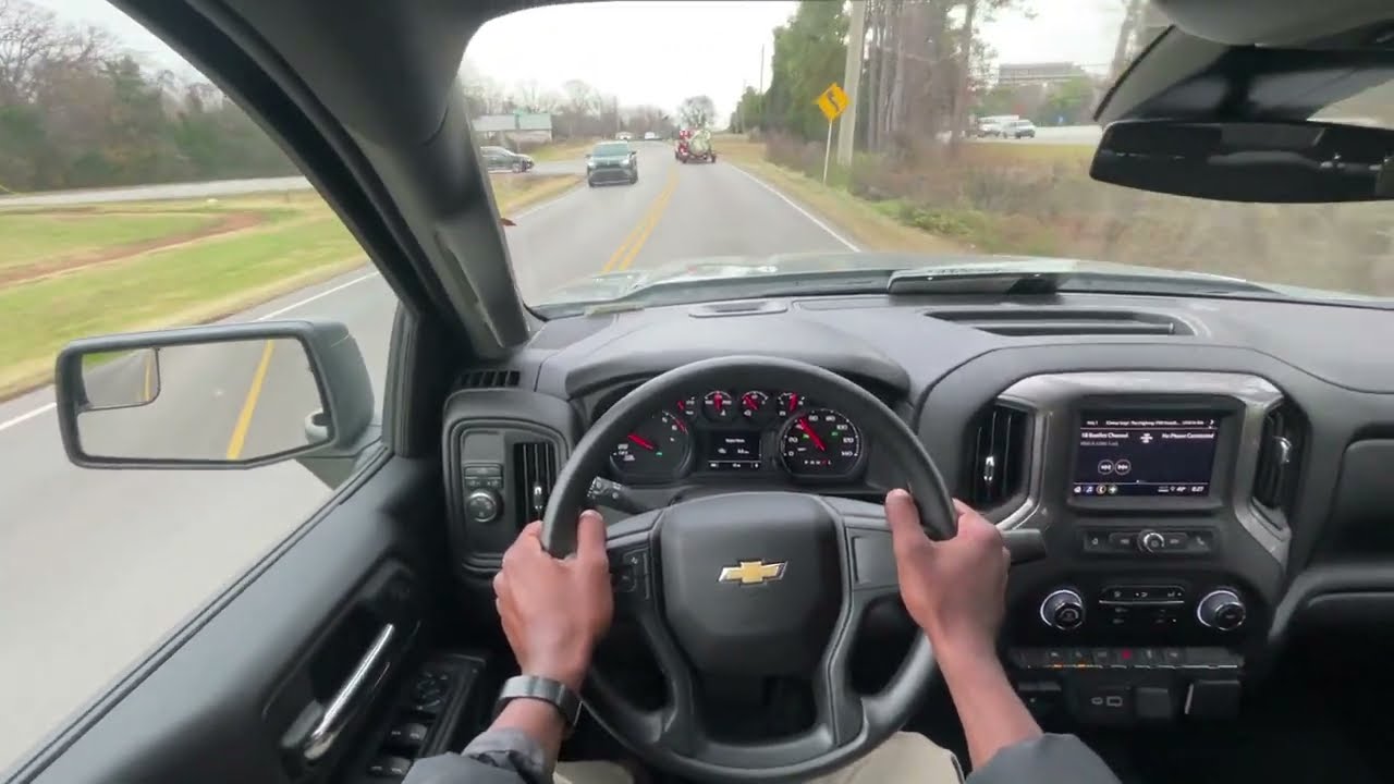 2025 Chevy Silverado 1500 Custom 2.7 TURBOMAX POV Test Drive (Acceleration, Driving Impressions)