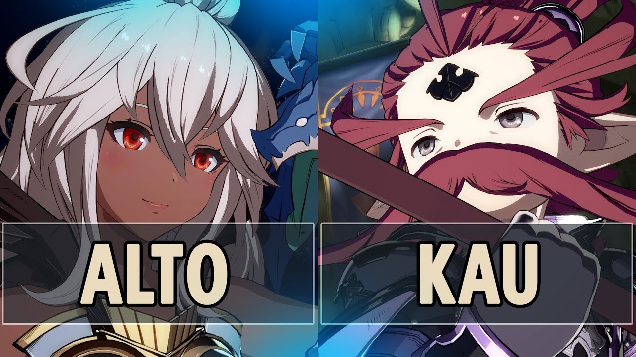 GBVS: Alto (Zooey) Vs Kau (Anre) | High Level Gameplay.