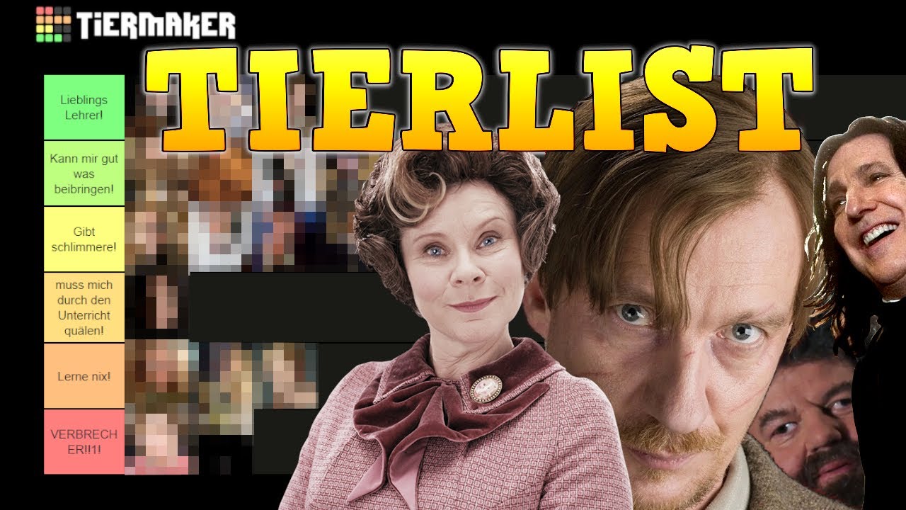 Ich ranke HOGWARTS LEHRER 👨‍🏫 | Harry Potter Tierlist