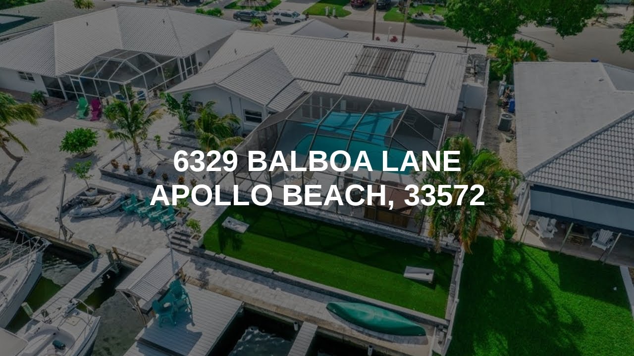 6329 BALBOA LANE | APOLLO BEACH Real Estate