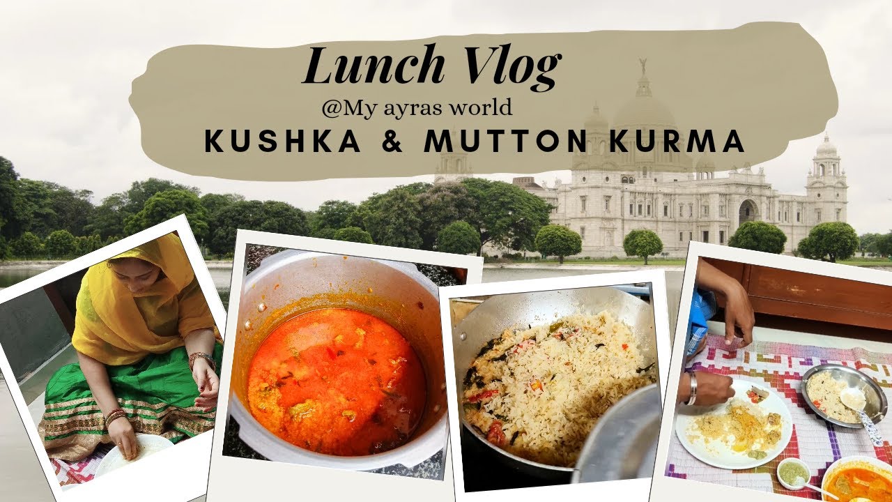Lunch Vlog | yummy Bhagara Rice & Mutton Kurma Recipe | Dailyvlog | Myayrasworld | Special Lunch...