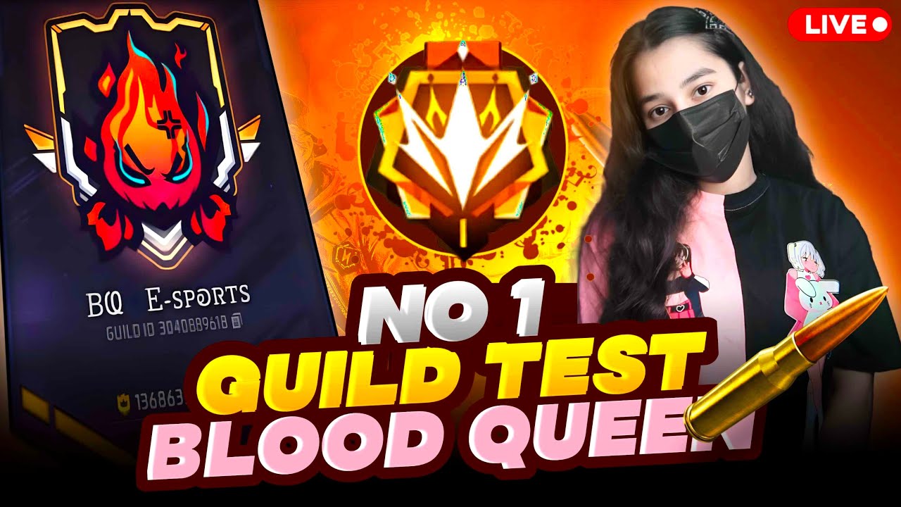 🔴FREE FIRE GUILD TEST LIVE TODAY | 2 VS 4 CUSTOM ROOM GIVEAWAY & UID CHECK  🥵 | GIRL GAMER #live