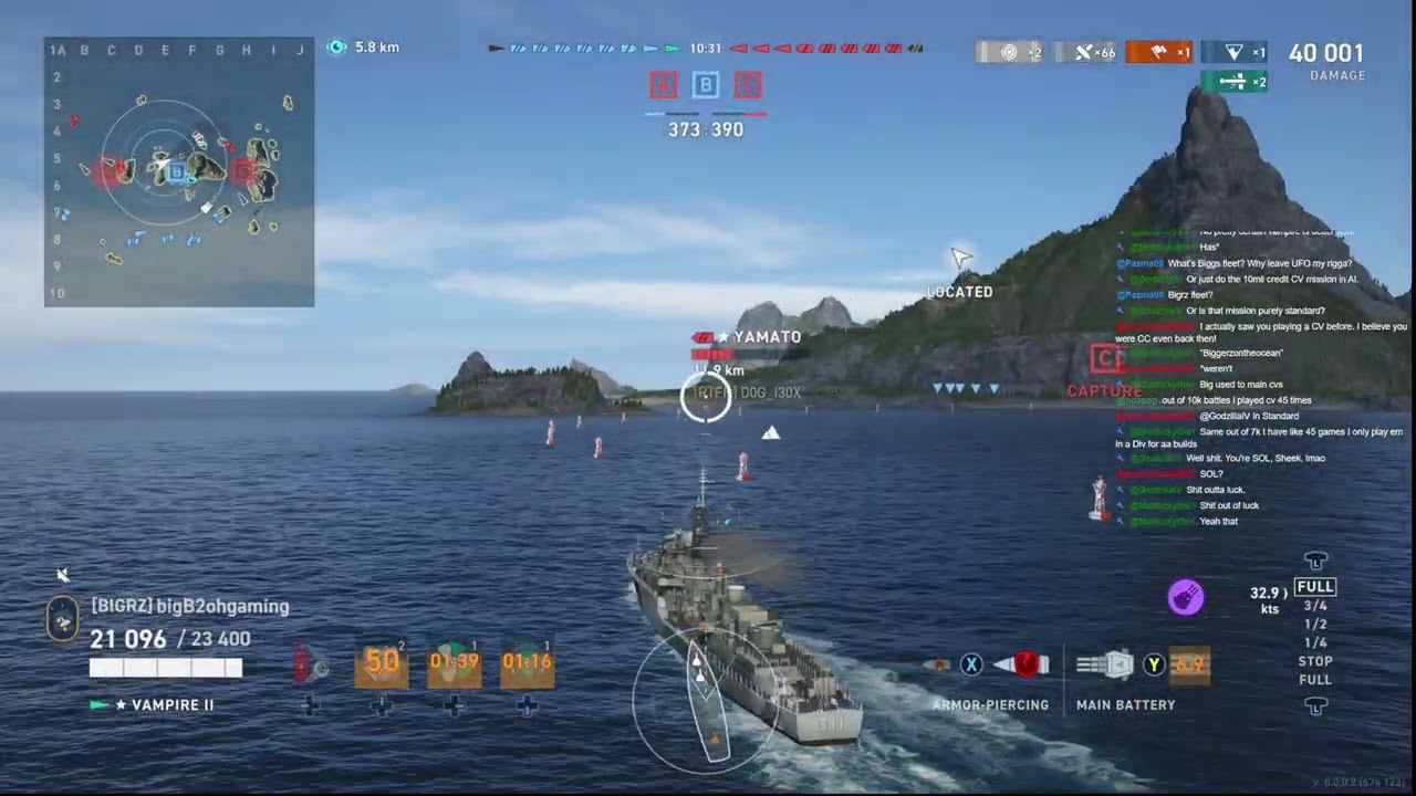 Вампир II, но мне не нужны имбалансные навыки — лучшие моменты стрима World of Warships Legends