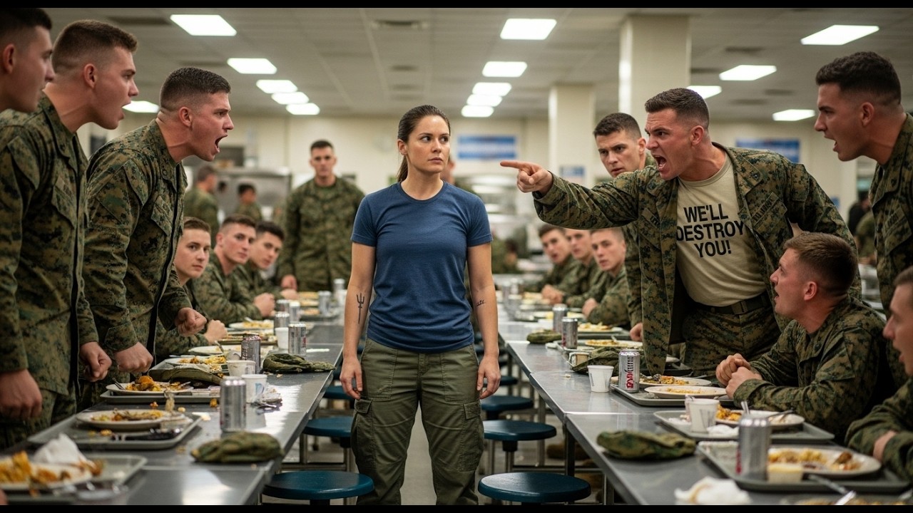 “We’ll Destroy You!” The Marines Surrounded Her in the Mess Hall — Not Knowing She Was a Navy SEAL