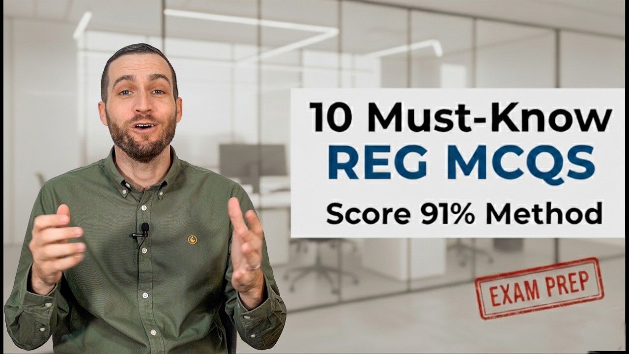 10 Must-Know REG Topics: My Secret to Scoring 91%