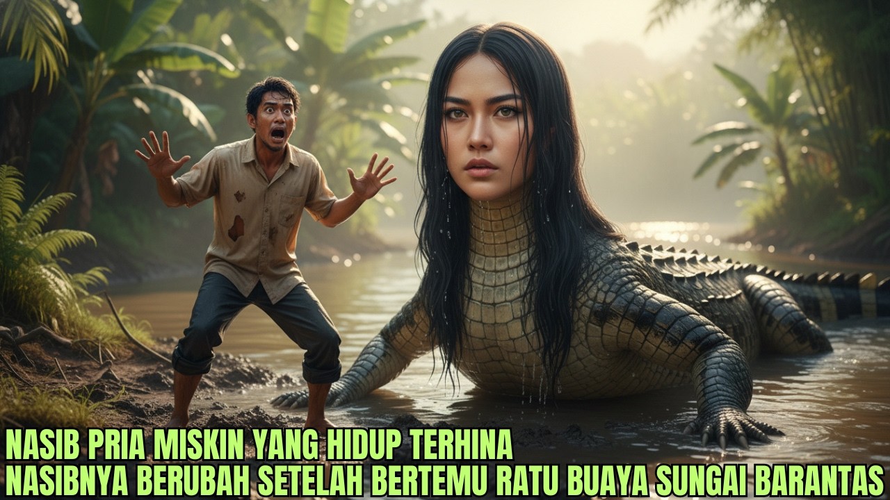 Kisah Pria Miskin Yang Hidup Terhina | Nasibnya Berubah Setelah Bertemu Ratu Buaya Penunggu Sungai