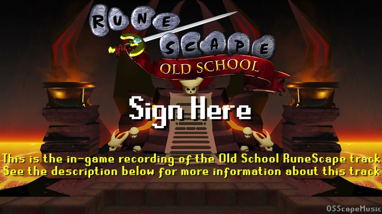 Old School RuneScape Soundtrack: Sign Here