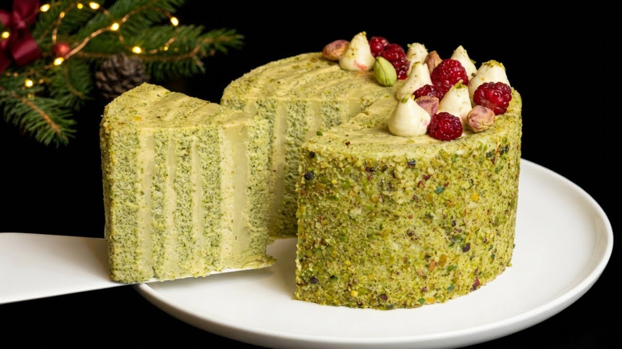 Ultimate Pistachio Cake Recipe | Extra Creamy & Soft Layers!