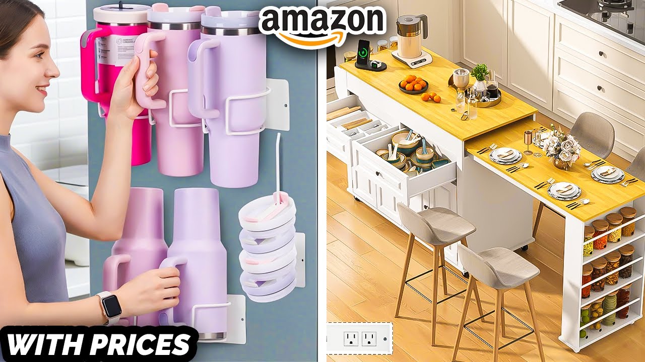 25 новых находок с Amazon для крошечных кухонь и квартир | Умные идеи по экономии места в мебели