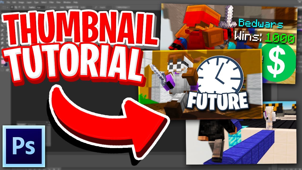How to Make Thumbnails w/ CUSTOM NPC Mod | Photoshop Tutorial