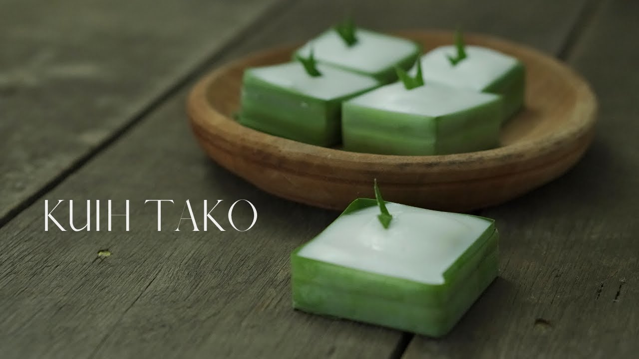 Cara Buat Kuih Tako/ Khanom Tako Recipe a Thai Dessert