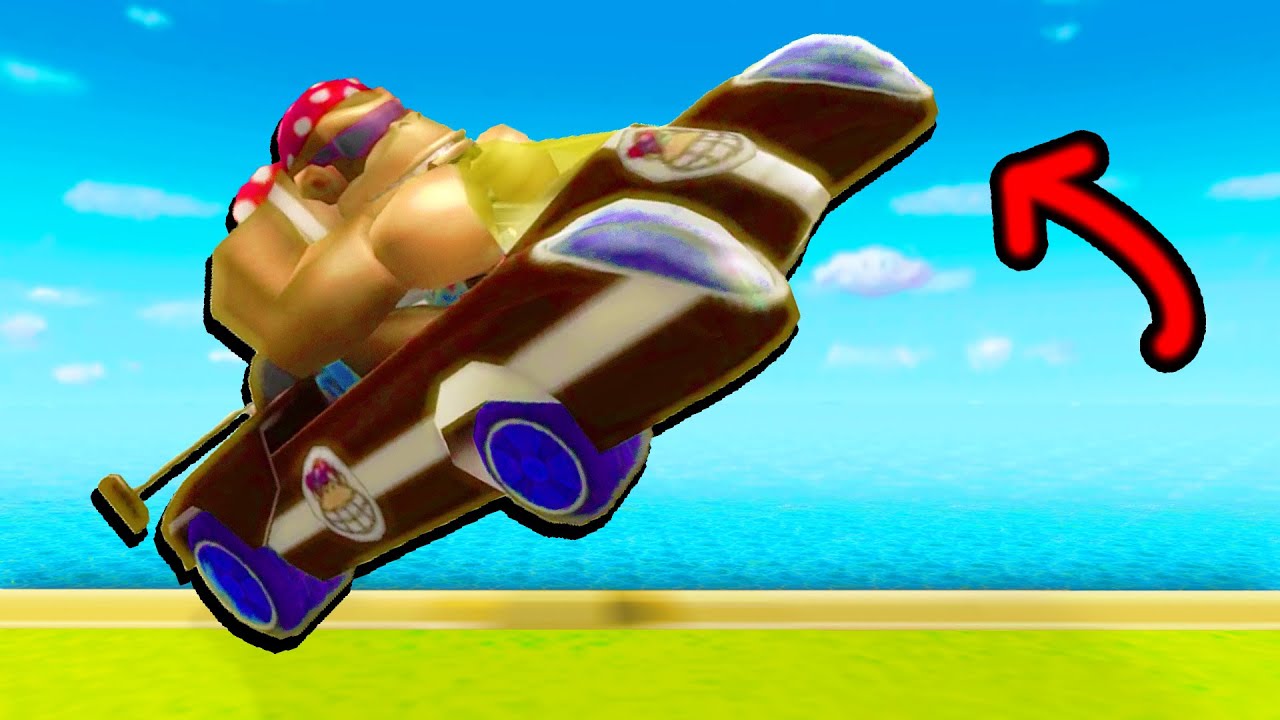 Mario Kart Wii Но карты умеют ездить на заднем колесе.