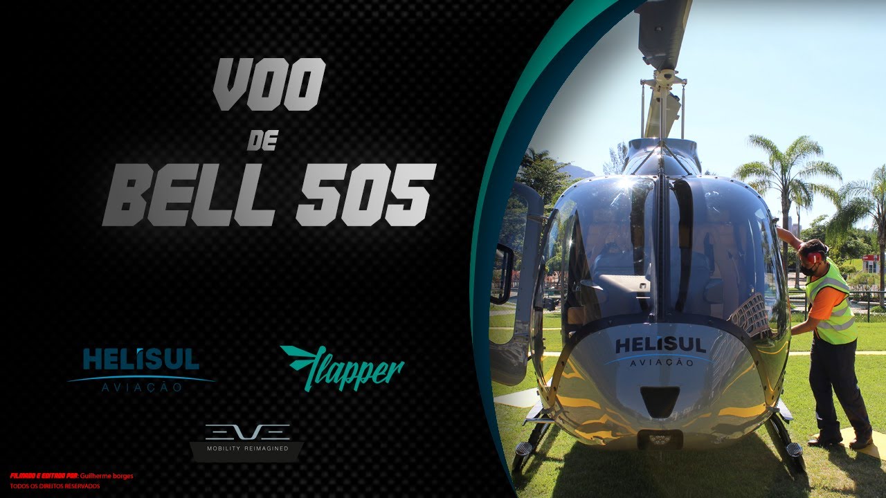 Voo completo Galeão - Barra / Bell 505 - Helisul