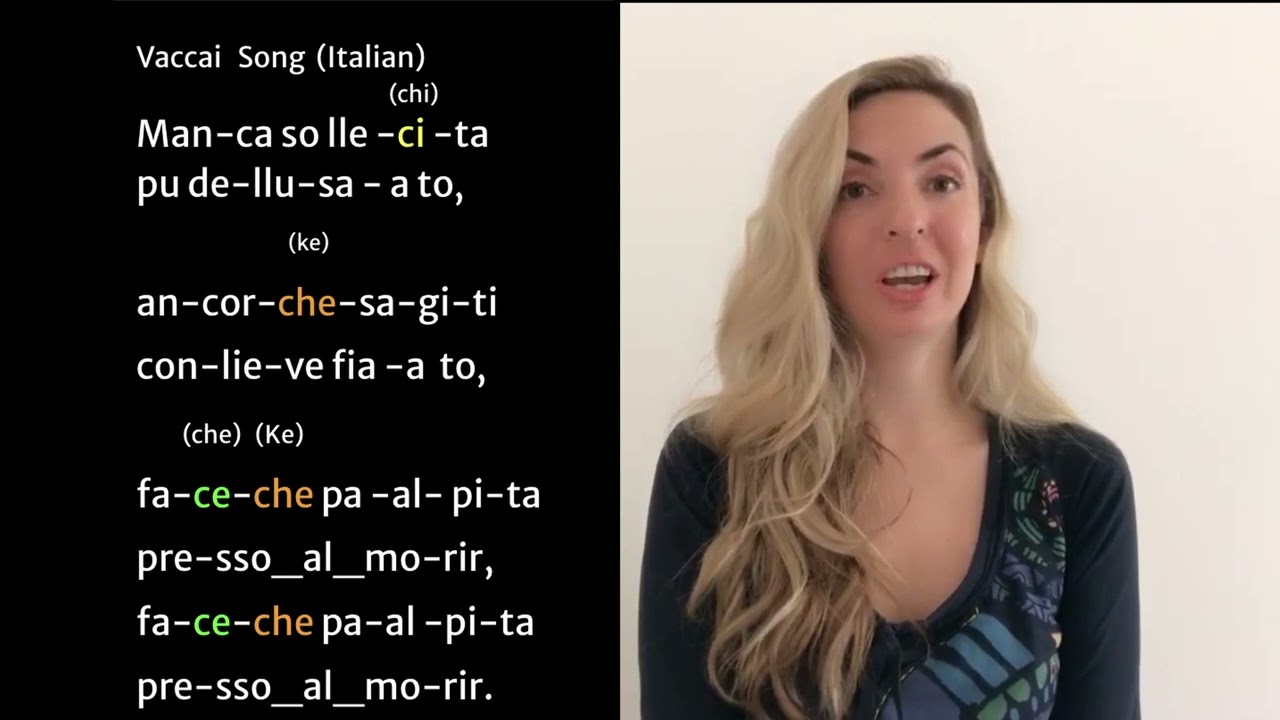 Vaccai’s Practical Method of Singing: Lesson 1 Manca sollecita WITH  Lyrics (soprano/tenor)