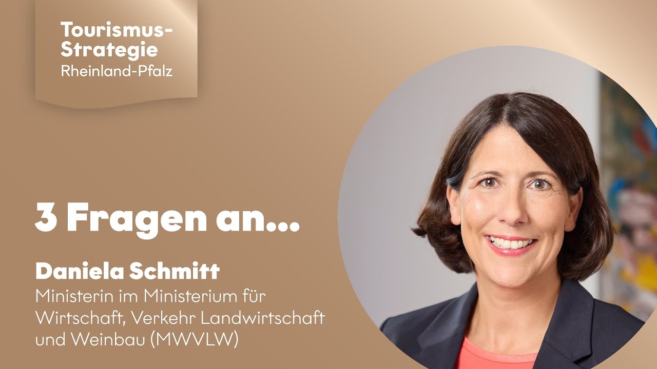 Wirtschaftsministerin Daniela Schmitt zur Fortschreibung der Tourismusstrategie RLP
