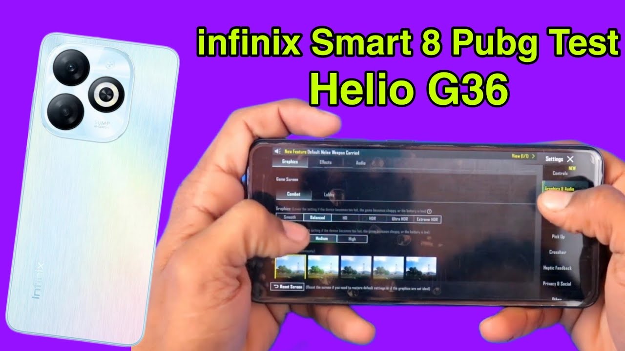 Infinix Smart 8 Pubg Test Helio G36