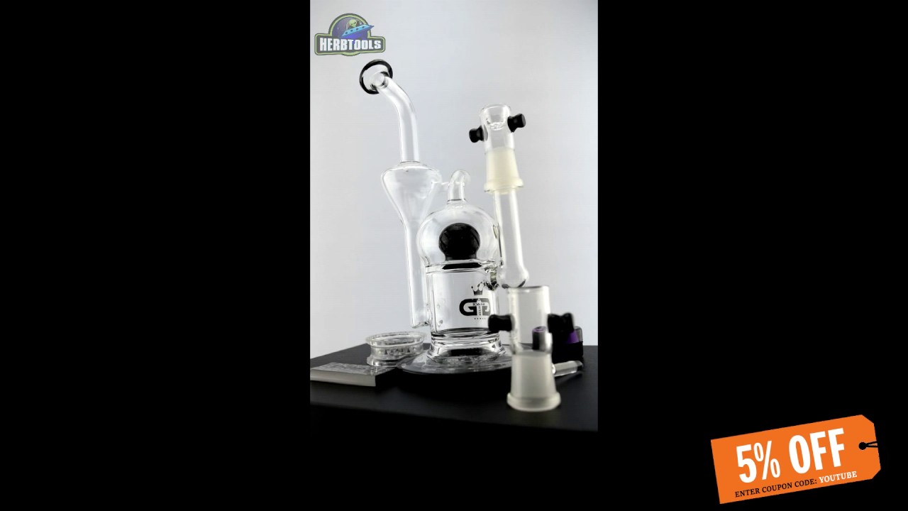 Grace Glass Recycler 2-in-1 Herb & Oil Bong [HD] [HERBTOOLS]