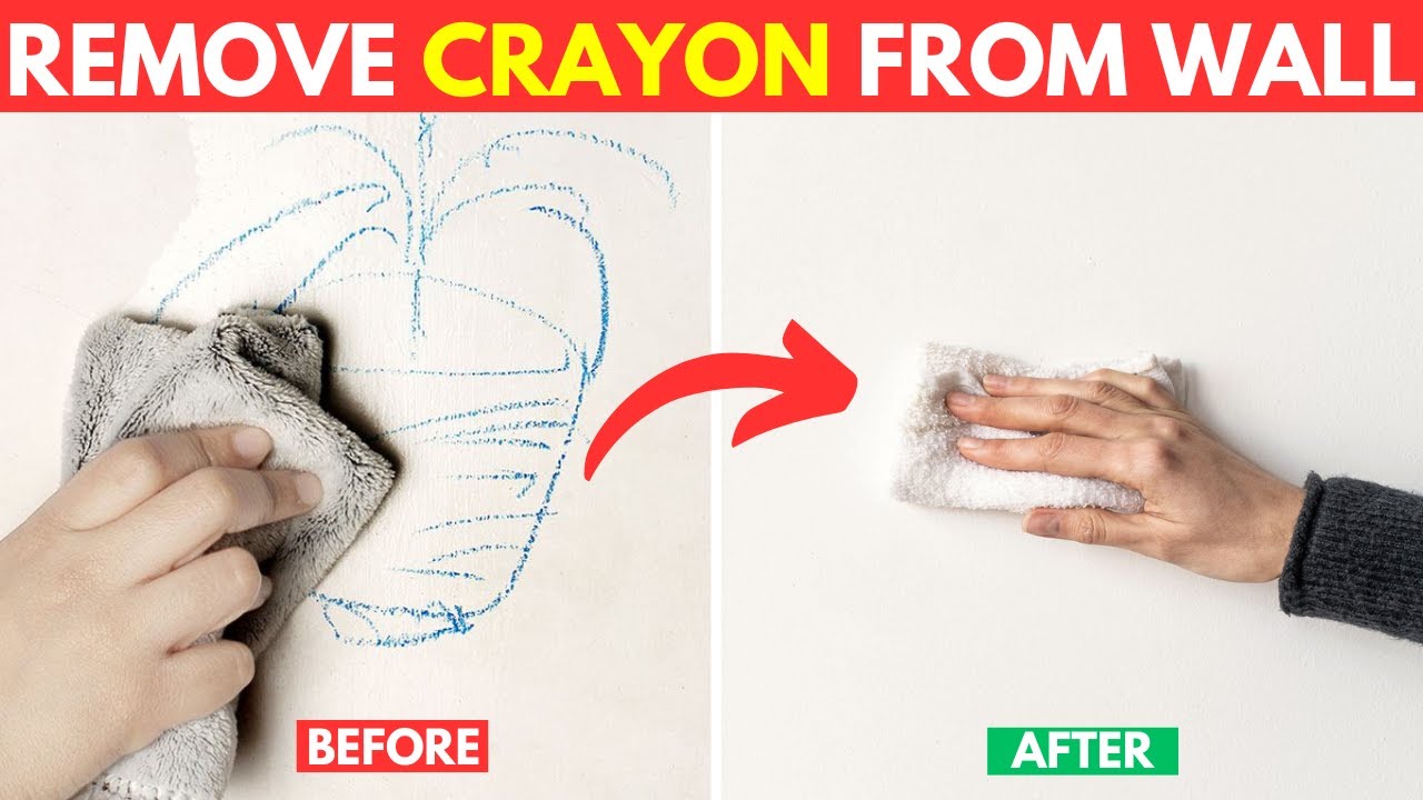 How to Remove Crayon Marks from Wall | 5 Easy and Effective Ways