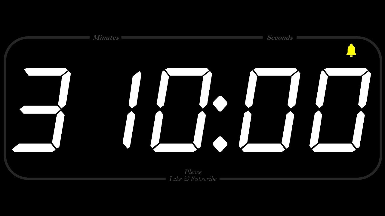 310 MINUTE - TIMER & ALARM - 1080p - COUNTDOWN