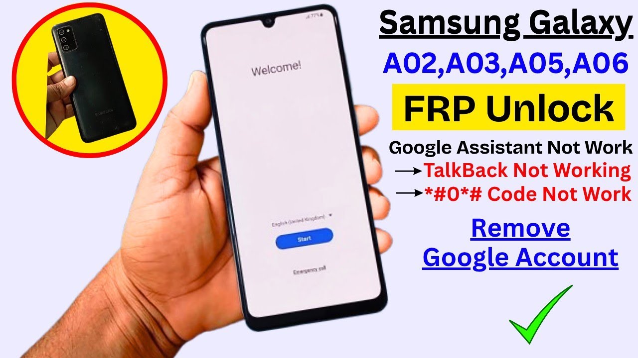 Samsung A02,A03,A05,A06 FRP Bypass 2025 | Samsung Android 13 To 15 Google Account Bypass New Method