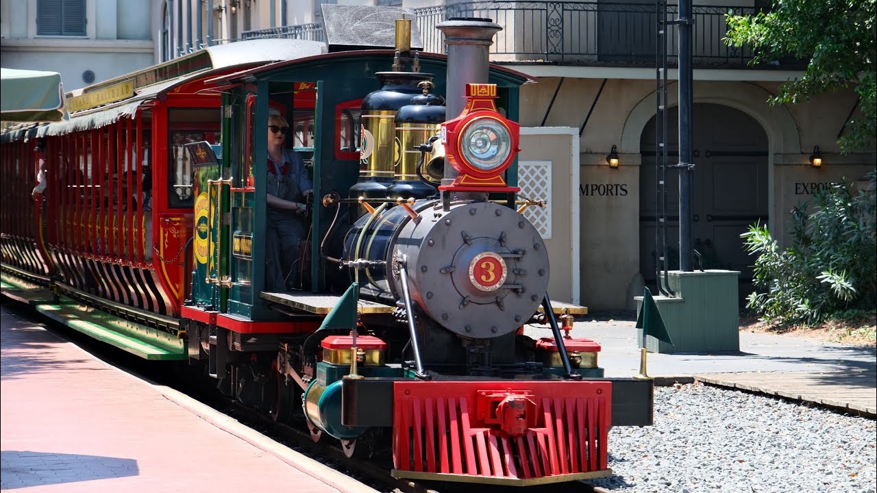 Disneyland Railroad: New Orleans Square to Mickey's Toontown, May 2025