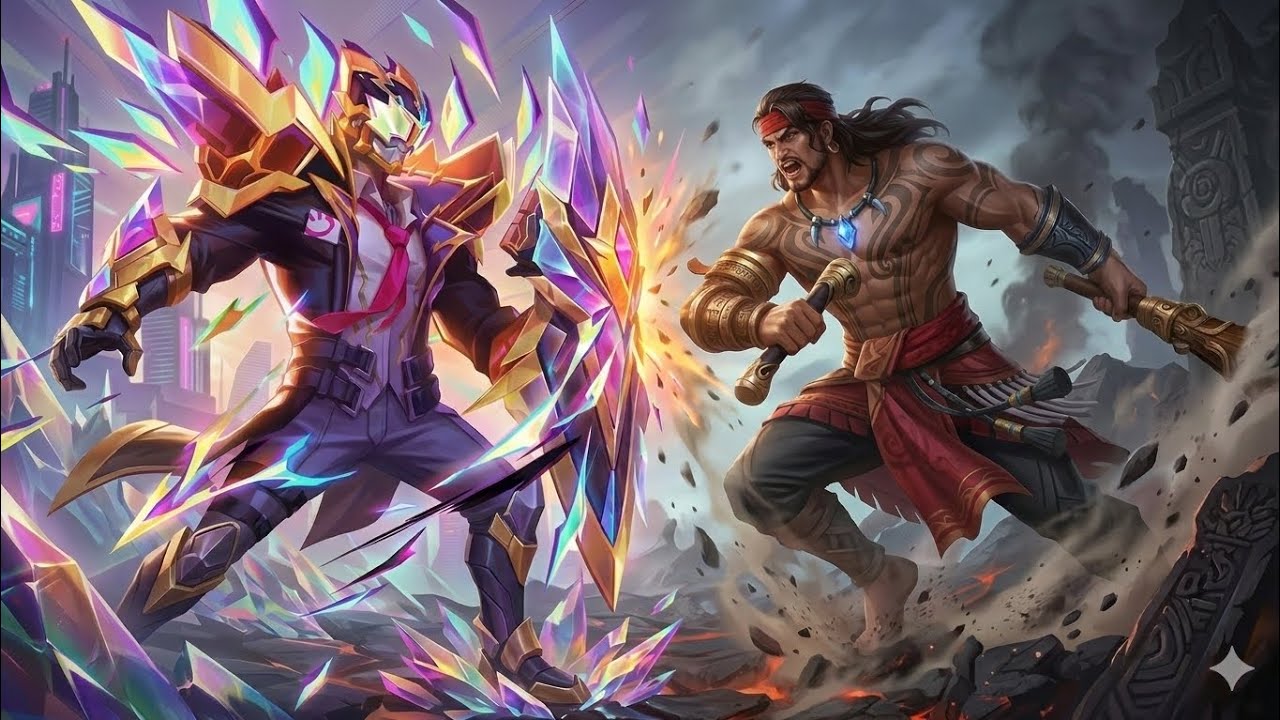 Fredrinn vs Lapu Lapu exp lane | 4k damage instant kill 😈 mlbb