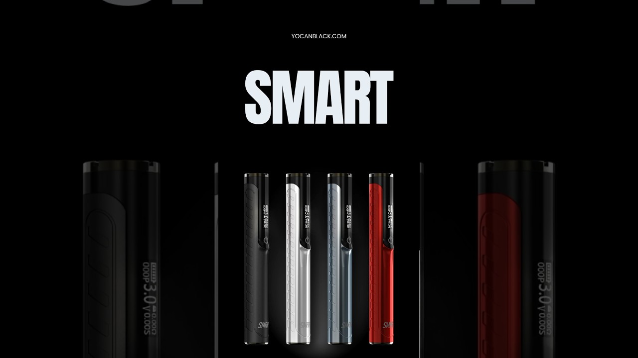 Feel Charged with Yocan Black&rsquo;s SMART Cart Battery! #SMART #cart #battery #cbd #yocan #yocanblack