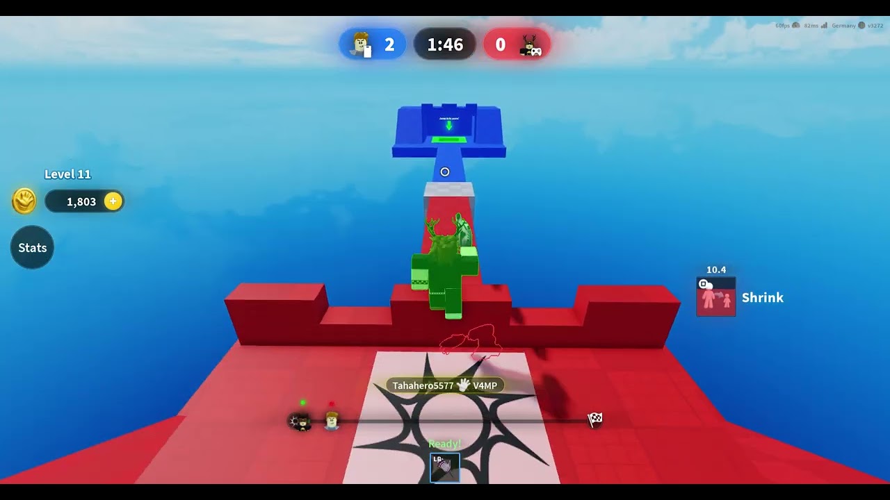 playing survive lava+ rivals+ slap duels