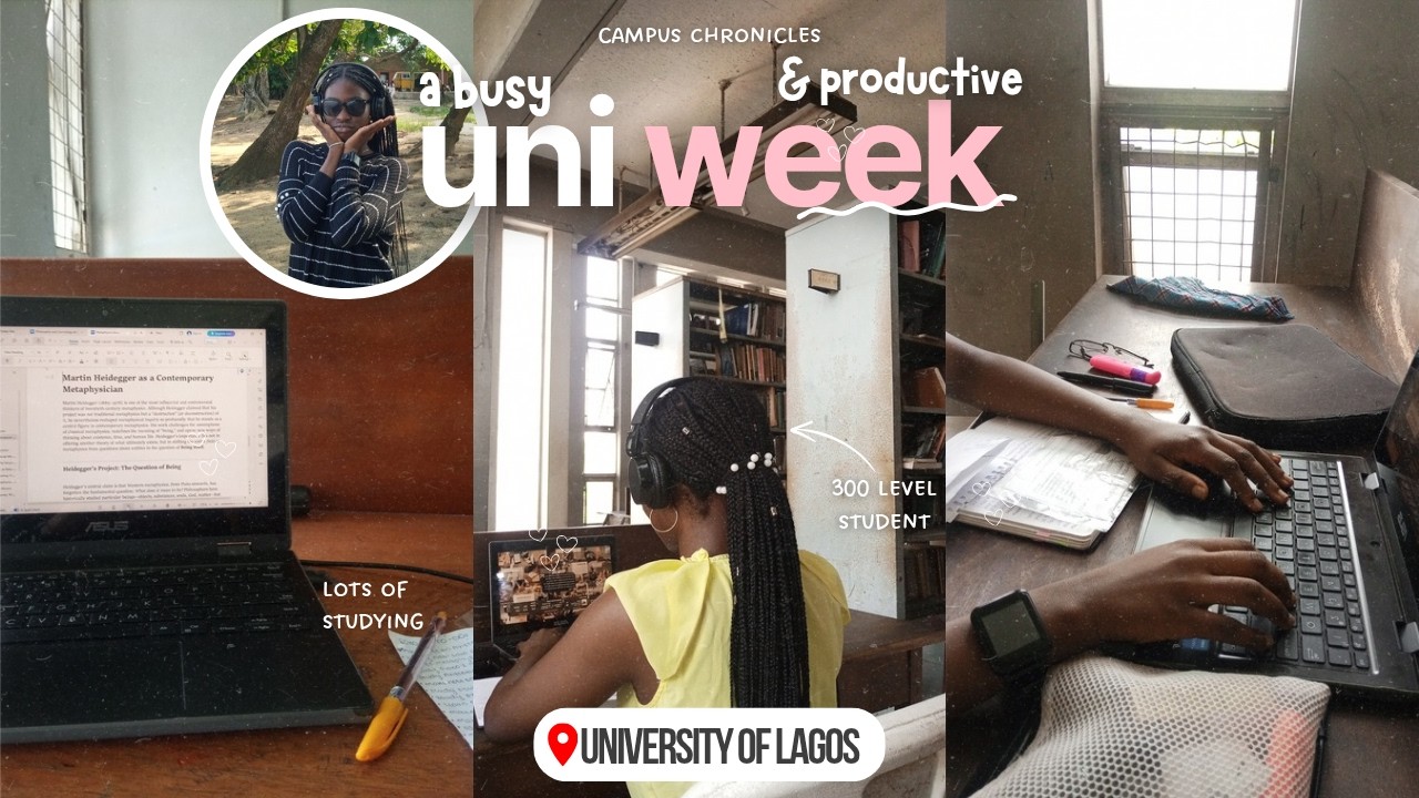 romanticising a week in my life at UNILAG | solo dates, studying, chess club + productive uni days