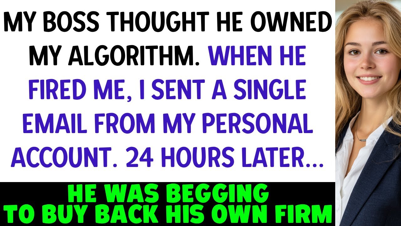They fired me for a 25-year-old “genius”—forgetting the $9B company ran on my secret protocol.