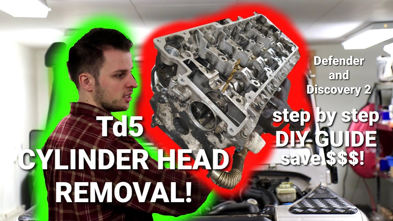 Td5 Cylinder Head Removal - STEP BY STEP DIY - No special tools!