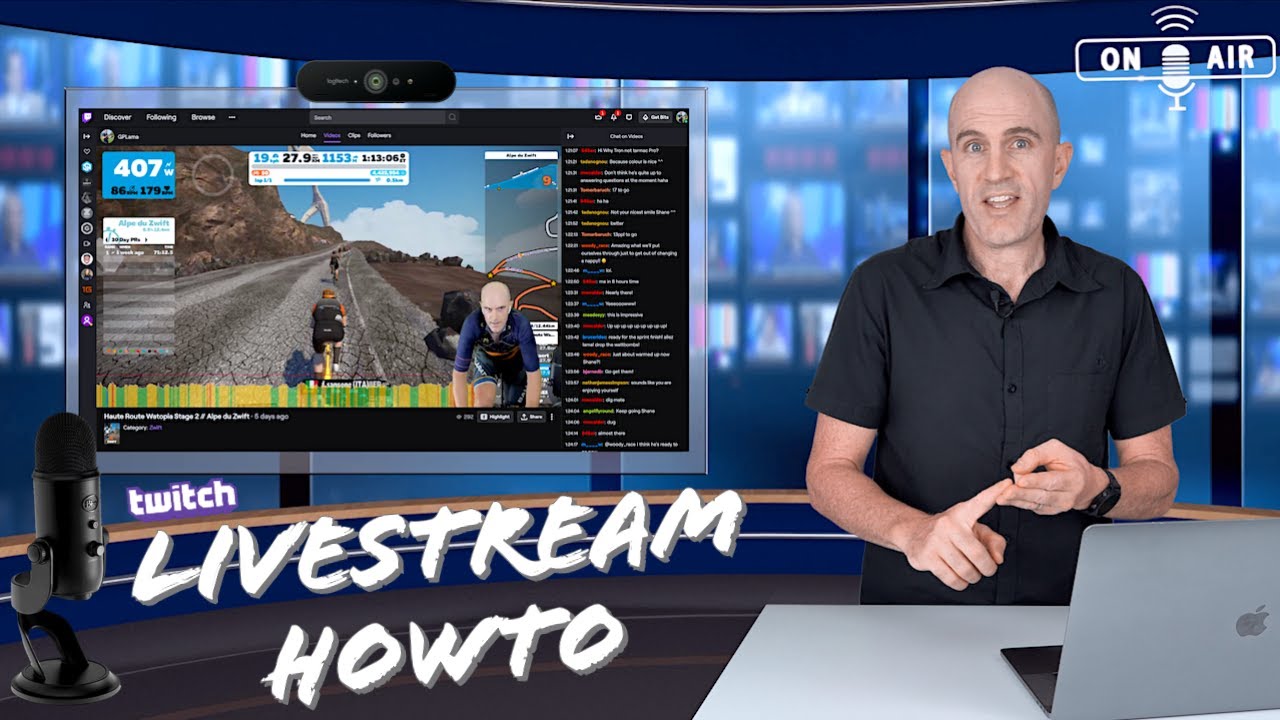 How To Livestream Your Indoor Ride // Online Streaming Basics
