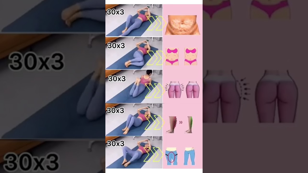 Exercícios para todo o corpo, perder barriga, pernas, glúteos... 